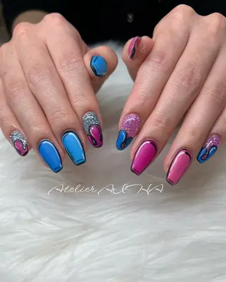 セミロング アトリエAIHA★ フィルイン推奨サロンのネイルデザイン