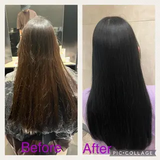 ロング カラー 5月予約解放しまし たイルミナ公認荒井のヘアスタイル