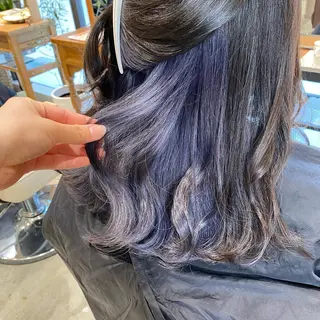 ロング カラー 透明感カラー🌈 菊池 結衣のヘアスタイル