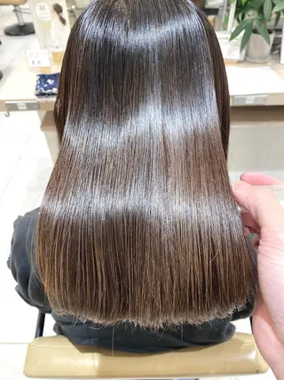 ミディアム ⭐️⭐️縮毛矯正の スペシャリスト松本✨のヘアスタイル