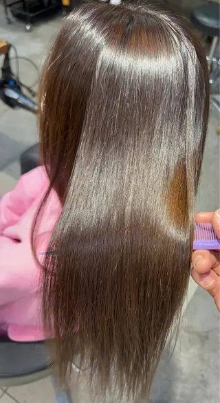 ロング カラー パーマ 💛似合わせカット カラー💛 amiのヘアスタイル