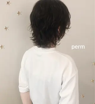 ショート パーマ 市川 千夏のヘアスタイル
