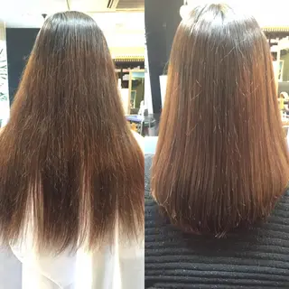 セミロング ロング 前之園 ひかるのヘアスタイル