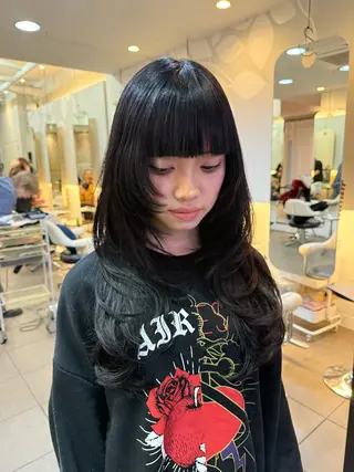 ロング カラー レイヤー／ボブ/艶髪 🎀ENA🎀のヘアスタイル