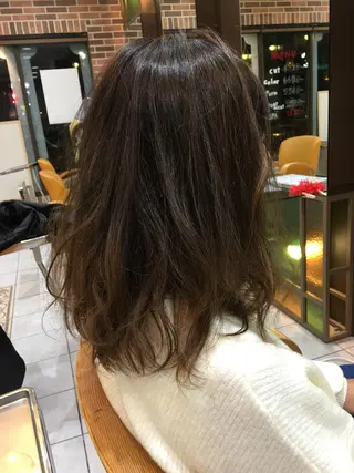 ミディアム パーマ Blossom大塚 ディレクター永野のヘアスタイル