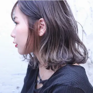 ミディアム 中山 泰徳のヘアスタイル