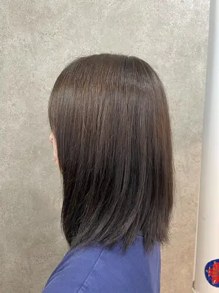 セミロング カラー 加藤 聖也のヘアスタイル