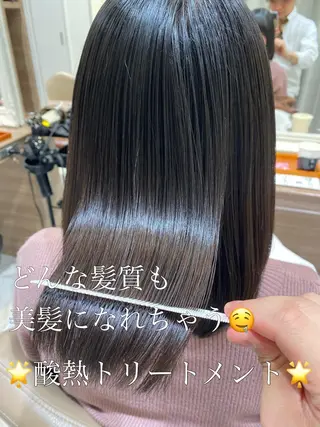 セミロング パーマ 清野 大のヘアスタイル
