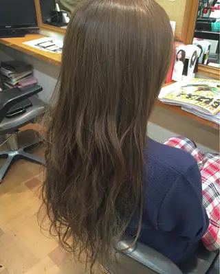 ミディアム セミロング ロング カラー YAP！HAIR トコツメアヤノのヘアスタイル