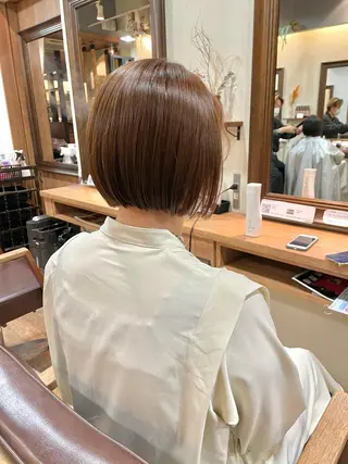 ショート カラー ショート/ボブ/ メンズ/縮毛矯正のヘアスタイル