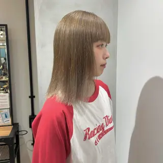ミディアム カラー otoha✳︎ くすみ艶カラーのヘアスタイル