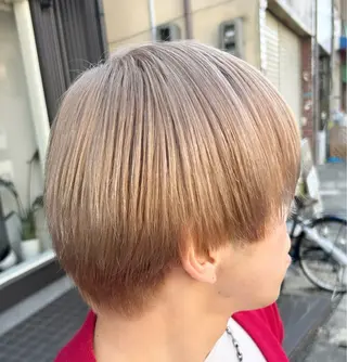ショート カラー メンズ Taisei/ ブリーチモデル様募集のヘアスタイル