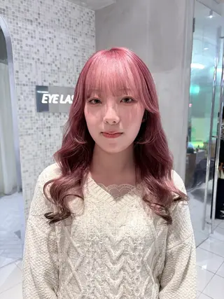 カラー くすみカラー/ブリ ーチ seina★のヘアスタイル