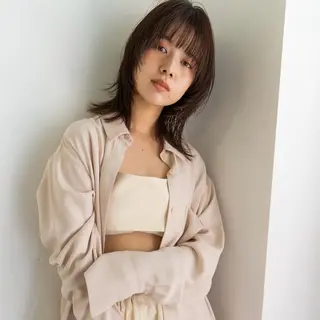 ミディアム ANY sayaᯓ★のヘアスタイル
