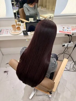 ロング SLASHスラッシュ 菅野あかねのヘアスタイル