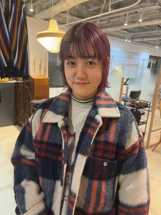 ショート カラー Hayashi Shioriのヘアスタイル