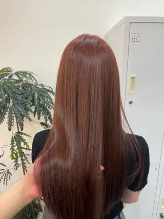 ロング カラー ヘアアレンジ 郡山/透明感カラー /馬場アンドレアのヘアスタイル