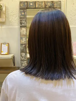 ミディアム 谷九/天王寺/上本町 ショート/ボブ/北川のヘアスタイル