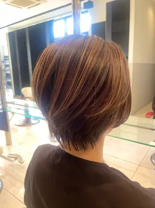 ショート Saya／ 縮毛矯正・髪質改善のヘアスタイル