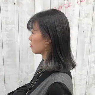 ミディアム 【指名No1】飯塚 宏美のヘアスタイル