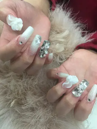 ロング NAILSALON 🍔Timna🍟のネイルデザイン