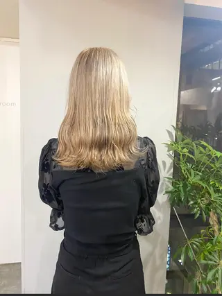 ミディアム カラー ヘアアレンジ ボブ /ニュアンス/ satomi🧸💖のヘアスタイル