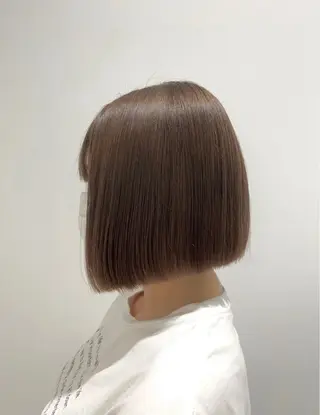 ショート カラー ボブ/美髪矯正 /佐藤　奈巳のヘアスタイル