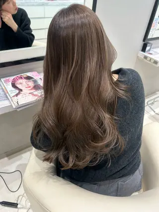 ロング カラー 透明感カラー k-twoういのヘアスタイル