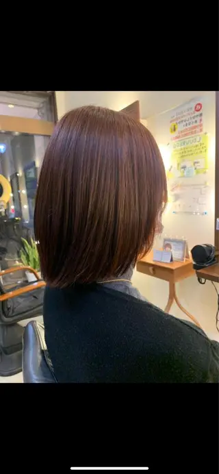 ショート カラー hair&makeRIHGA所属・希優/ケアカラー /ハイトーンカラーのヘアスタイル