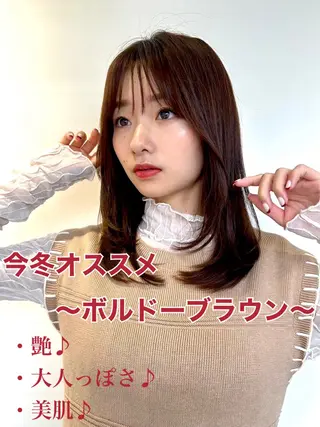 カラー パーマ 似合わせ✨透明感🫧 佐藤優斗のヘアスタイル