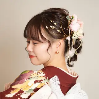 ヘアアレンジ ヘアメイク MEGUのヘアスタイル