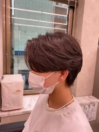 カラー *メンズ専門アカデミ ー🔥BLUCK🏁のヘアスタイル