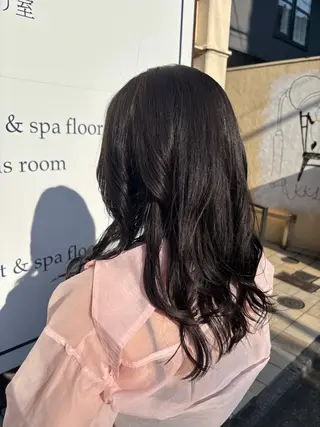 セミロング カラー KUN KUN LU HO 本店所属・いとう ひかるのヘアスタイル