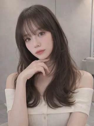 カラー ゆうま/ 抜け感艶カラーのヘアスタイル