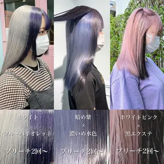 ロング カラー ヘアアレンジ 柔らかカラー/ レイヤーYUTO🧋のヘアスタイル
