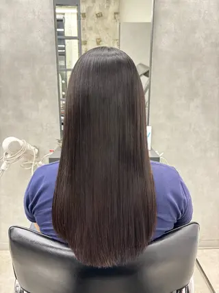 ロング カラー すぐ巻ける縮毛矯正 🍀勝倉　麗のヘアスタイル