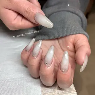 ロング 星 みづきのネイルデザイン