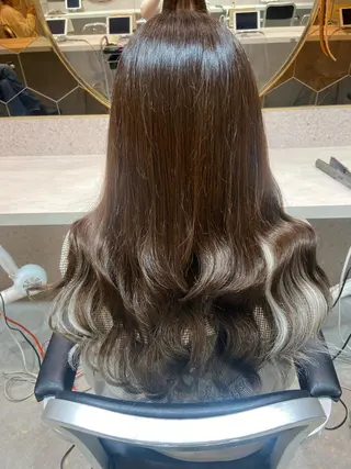 ロング 新宿/韓国ヘア 中明度カラー/かやのヘアスタイル