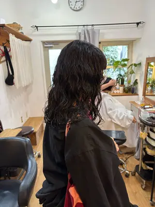 ミディアム パーマ 【pejite】 小沼 勇貴のヘアスタイル