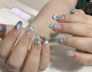 ネイル By moonネイル 🌷ワンホン/韓国風のネイルデザイン