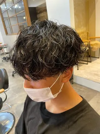 パーマ メンズ ALLEN hair 京橋店のヘアスタイル