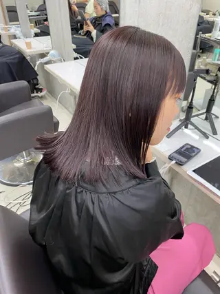 ミディアム うる艶ヘア♡韓国好き 透明感　shotaのヘアスタイル