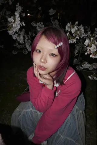 ミディアム カラー kai/@09ka __ii/原宿のヘアスタイル