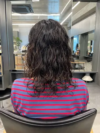 ミディアム パーマ 🌈前田 潤 /ショート/レイヤーのヘアスタイル