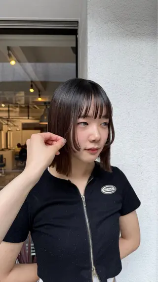 ショート ヒグチ マユのヘアスタイル