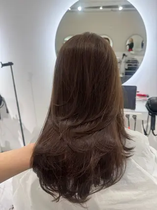 ロング カラー rina/デザイン カラー/上野のヘアスタイル