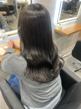 カラー 札幌ブリーチなし 👑ヒリュウのヘアスタイル