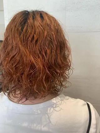 ミディアム パーマ 縮毛矯正✖️似合わせ 🌻ヒトミのヘアスタイル