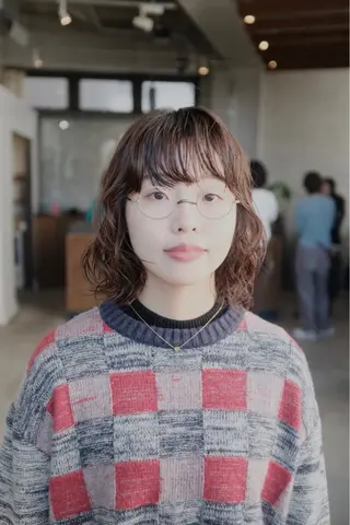 ミディアム パーマ 詩織/パーマ /代官山のヘアスタイル