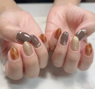 ミディアム cattleya nailのネイルデザイン